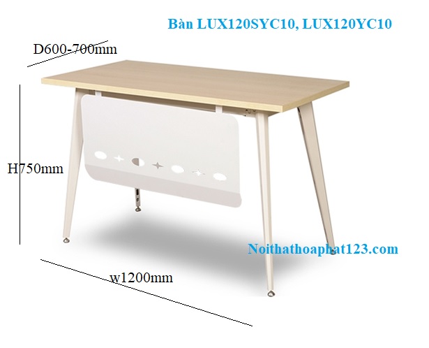 ban-lam-viec-Hoa-Phat-LUX120SYC10, LUX120YC10